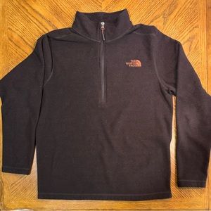 Men's The North Face Long Sleeve Pullover Shirt with Front Top Zip - M